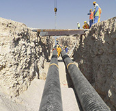 Chilled water piping works- DCP RC1- Jebel Ali Int'l Airport